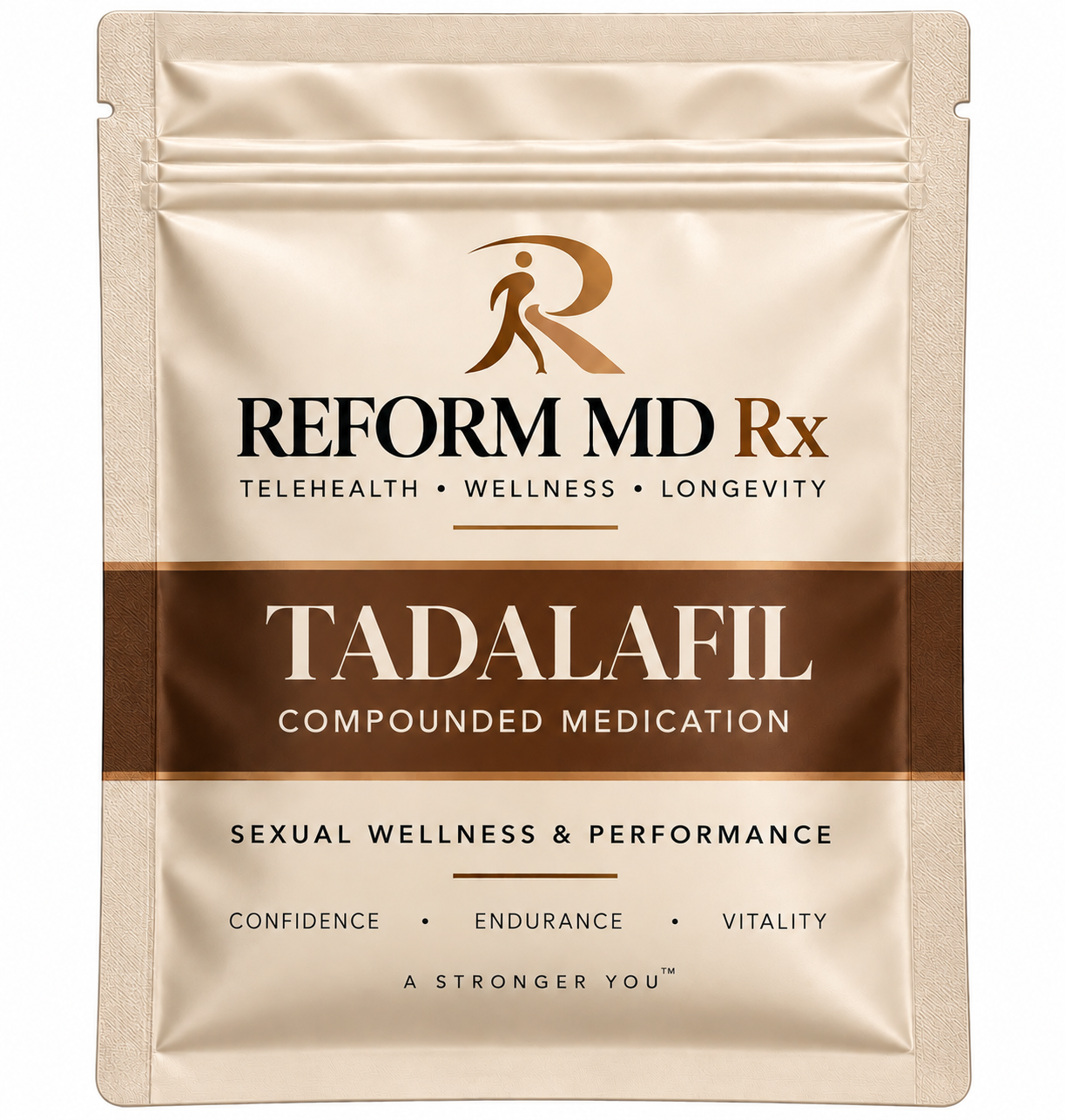 Reform MD Rx Tadalafil compounded medication pouch