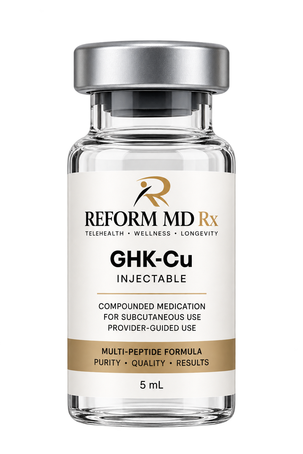 Reform MD Rx GHK-Cu compounded medication vial