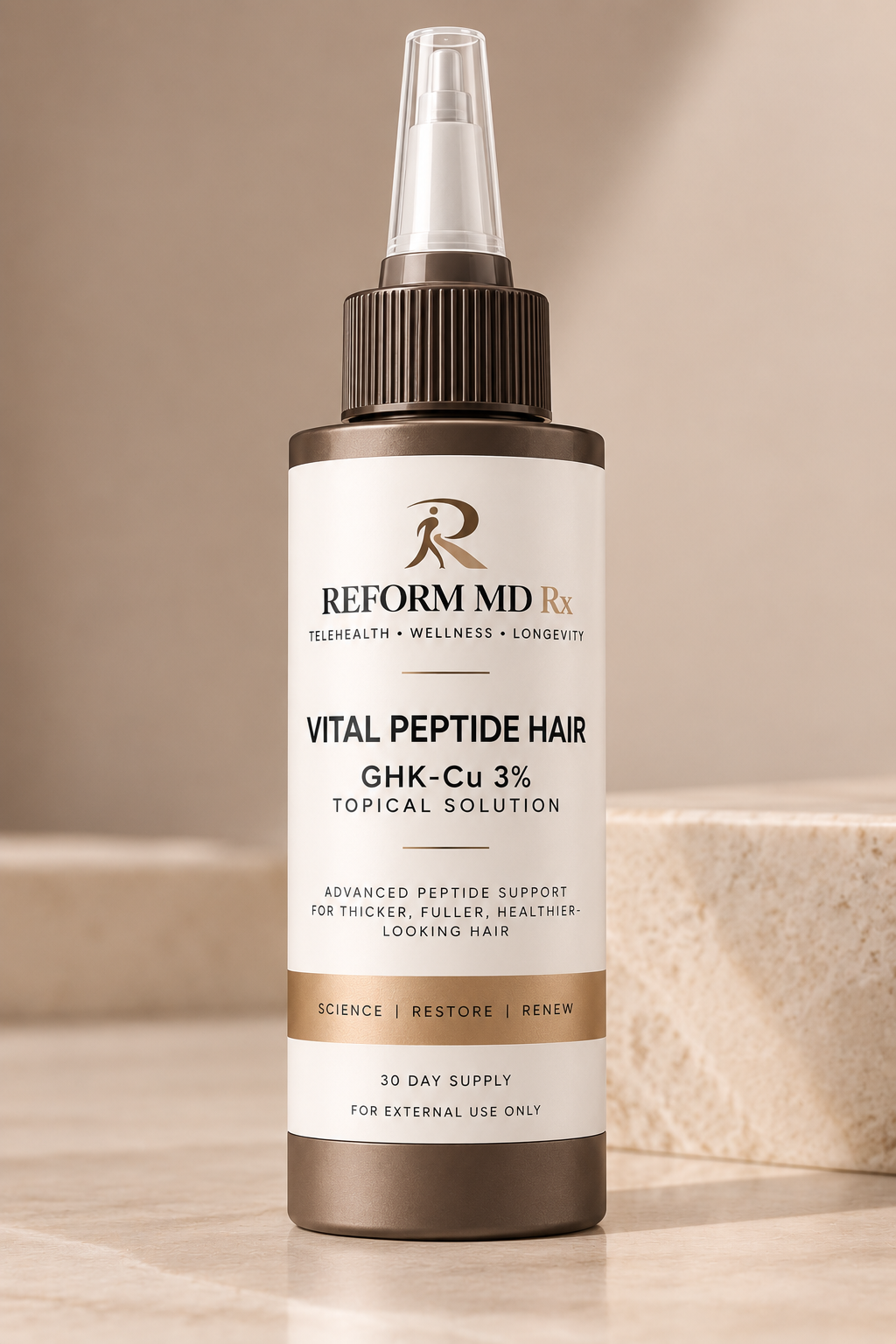 Reform MD Rx Female Hair Restoration — provider-guided hair-health treatments