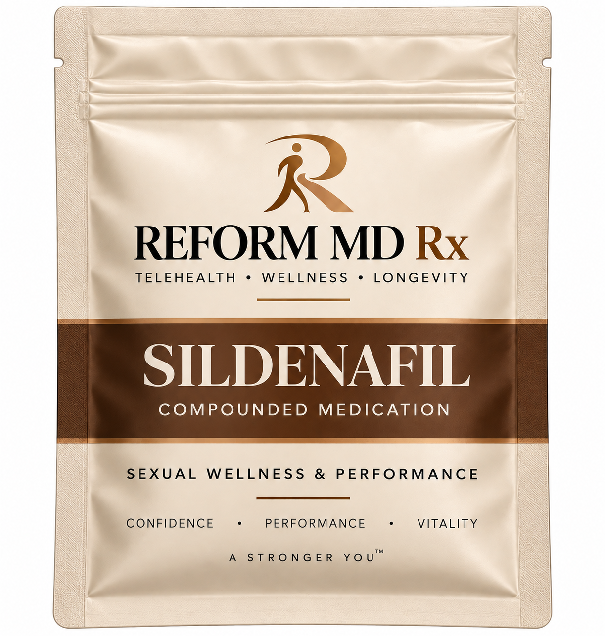 Reform MD Rx Sildenafil compounded medication pouch