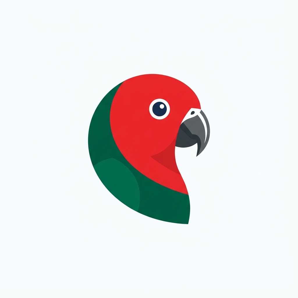 AusParrotAI king parrot logo