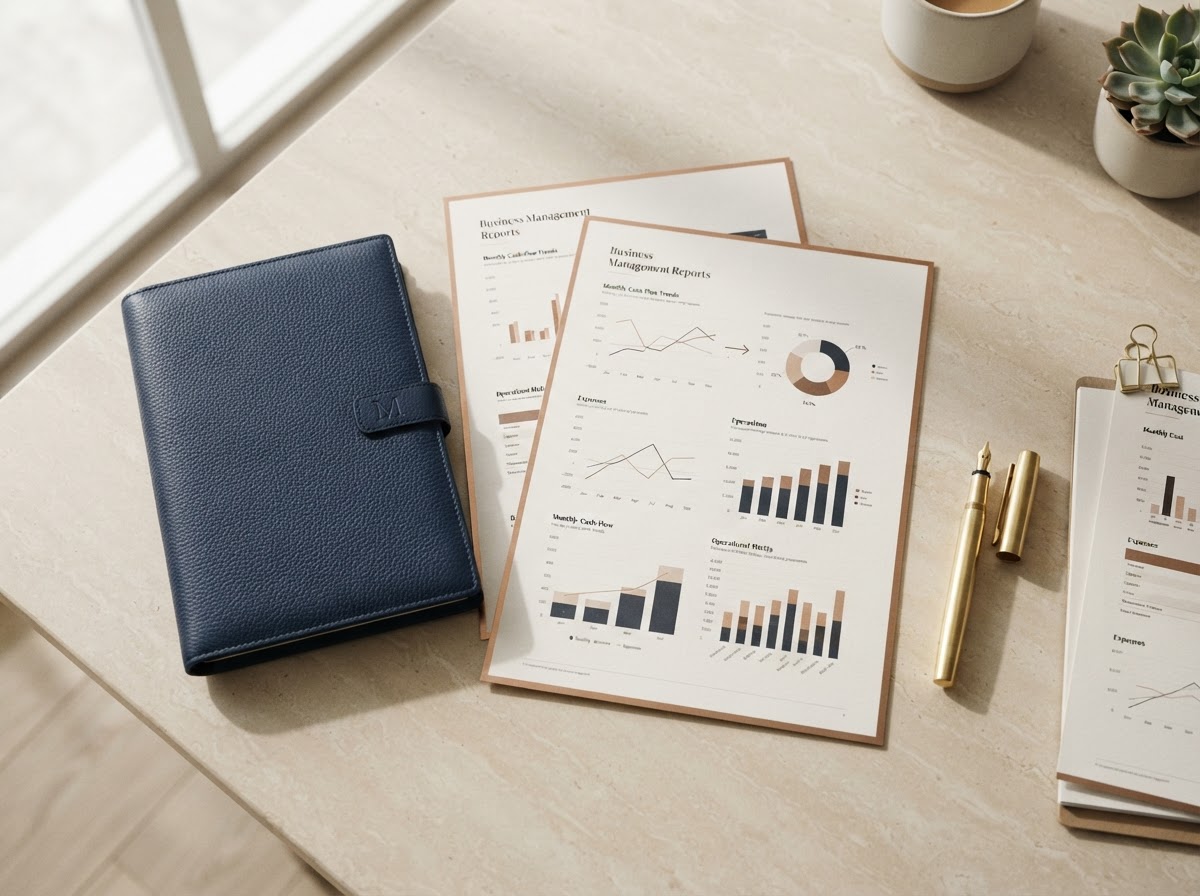 BB Accountants editorial management reporting and financial advisory still life