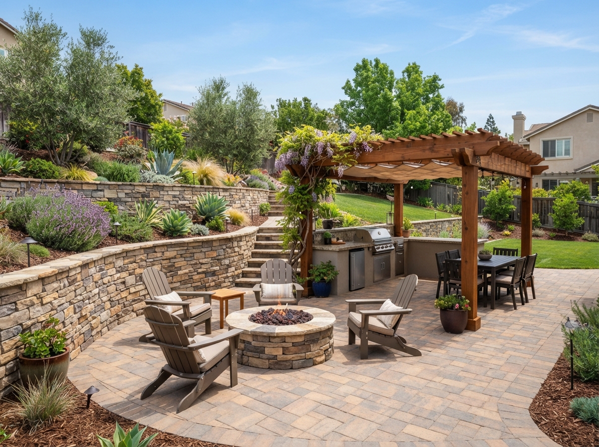 Retaining Wall Construction & Stem Wall Repair
