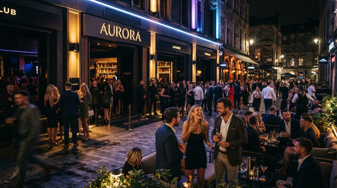 Nightlife and hospitality venue where guests gather and socialize
