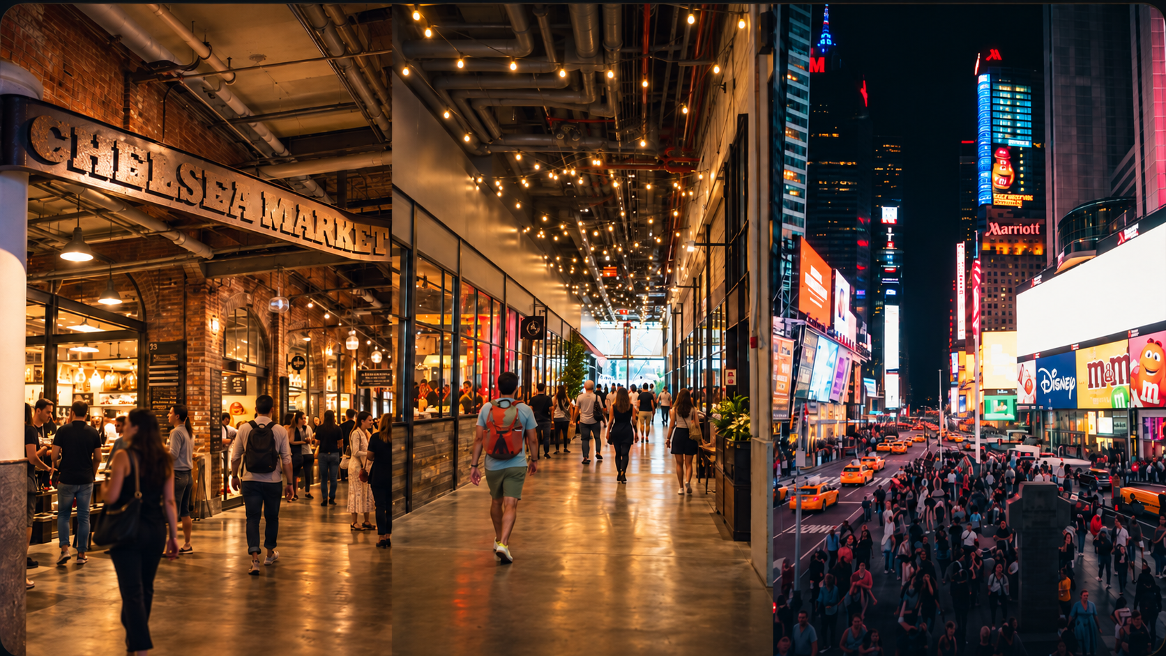 A connected charging network across Chelsea Market, Pier 57 and One Times Square