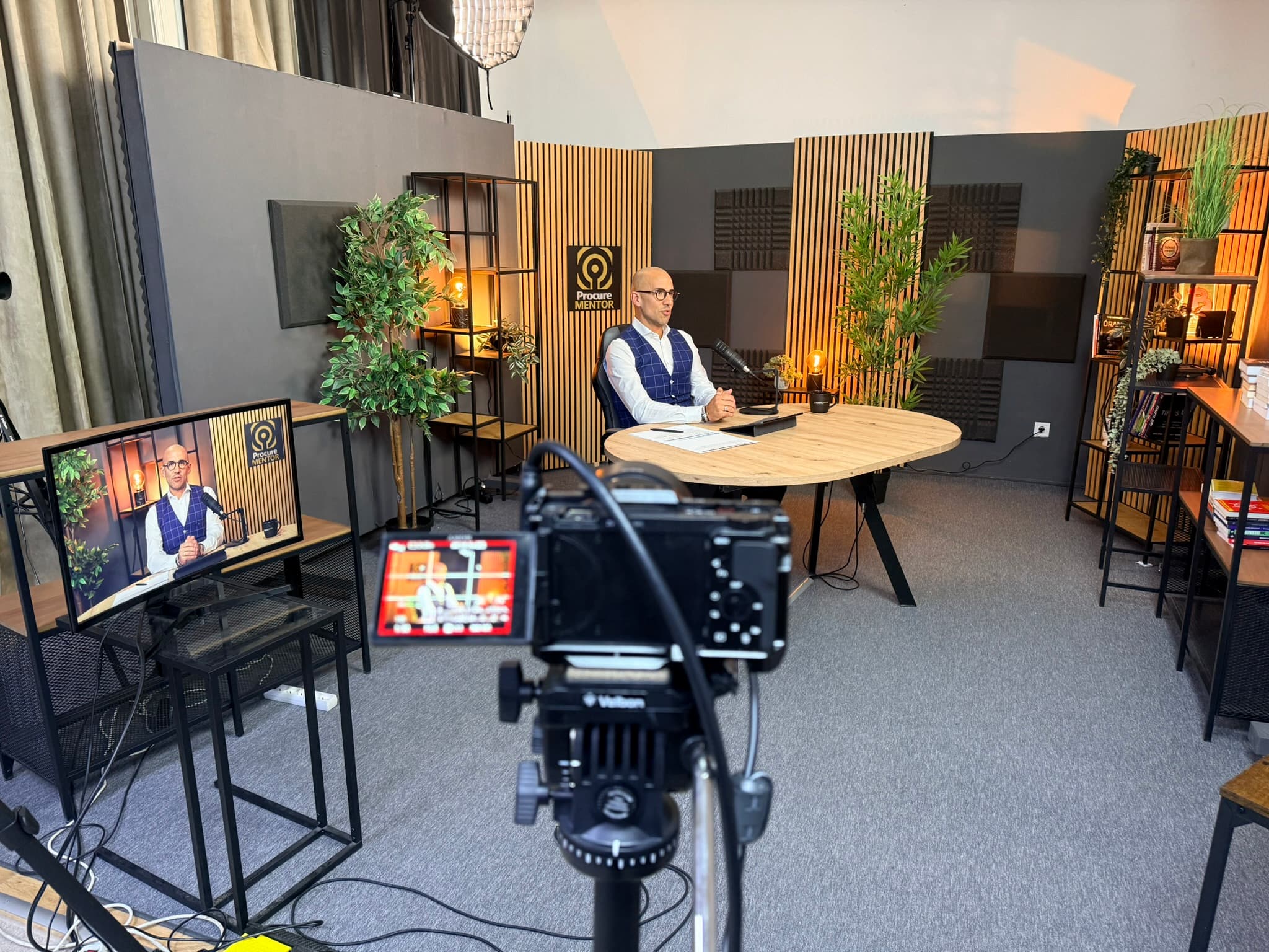 A ProcureMENTOR podcast stúdiófelvétele Támis Norberttel