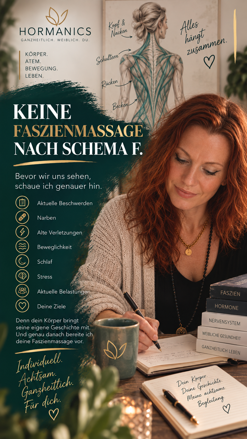 Keine Faszienmassage nach Schema F – Kerstin Segner bei der Vorbereitung