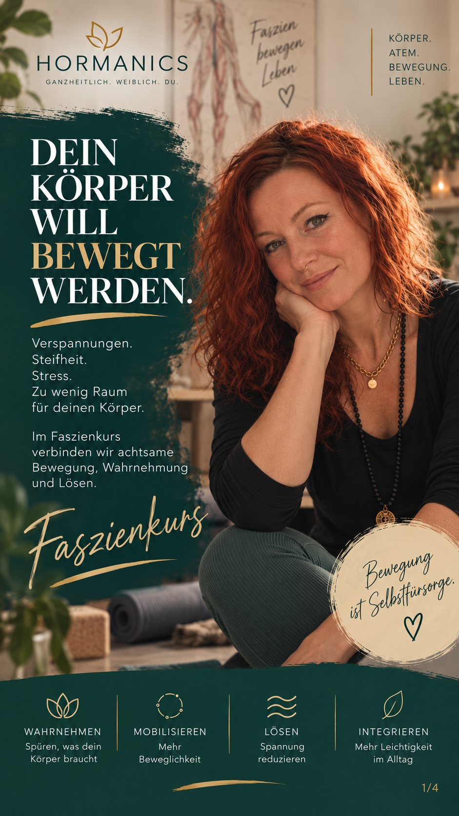 Dein Körper will bewegt werden – Kerstin Segner Faszienkurs