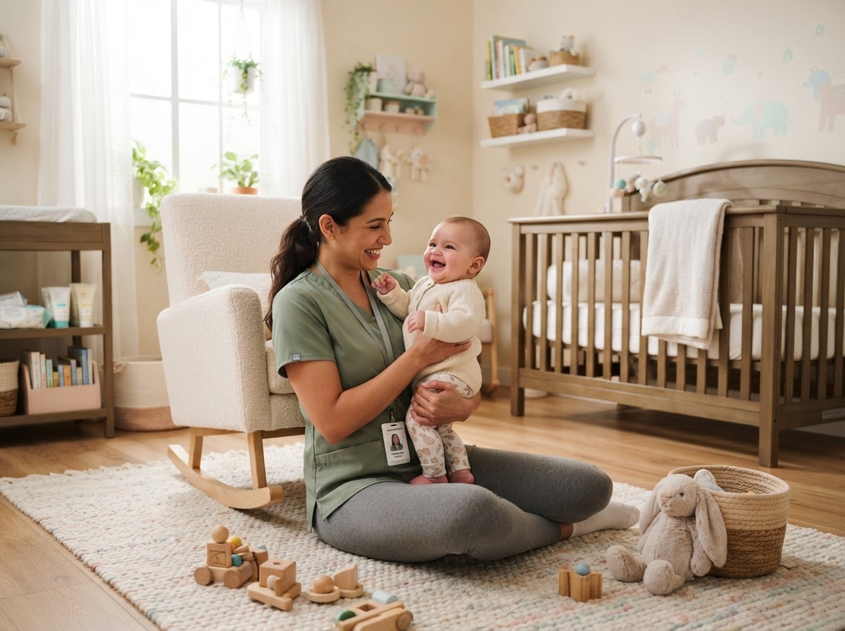 Infant room at Tattle Tales Learning Center