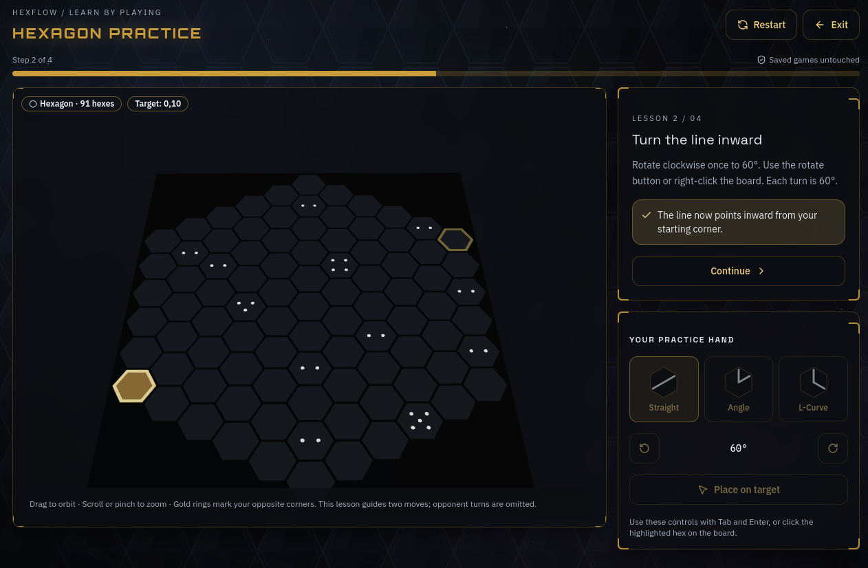 Step 2 — Rotate the tile