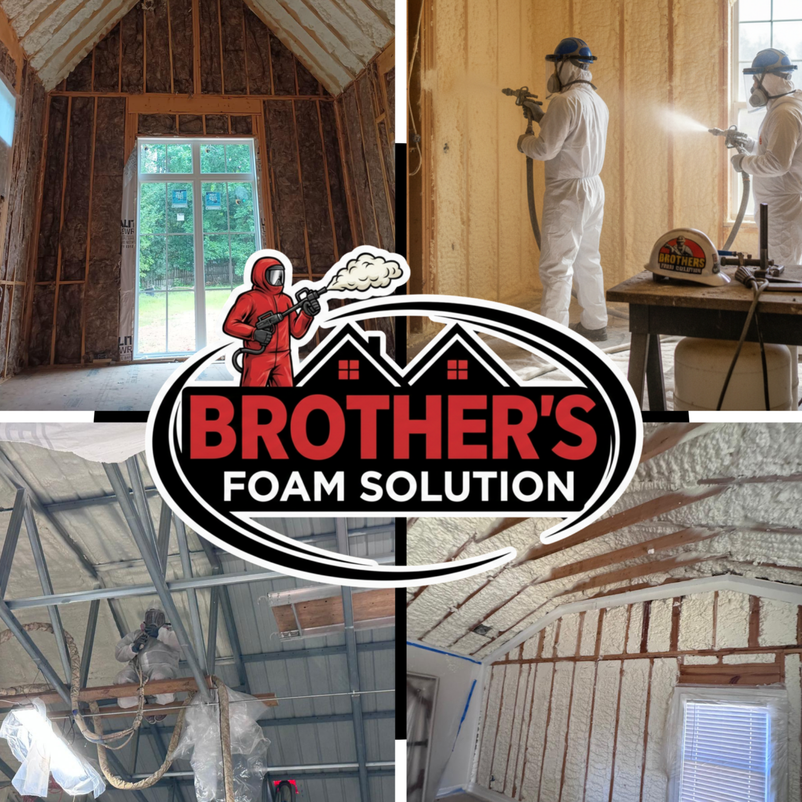 Brother's Foam Solution project collage