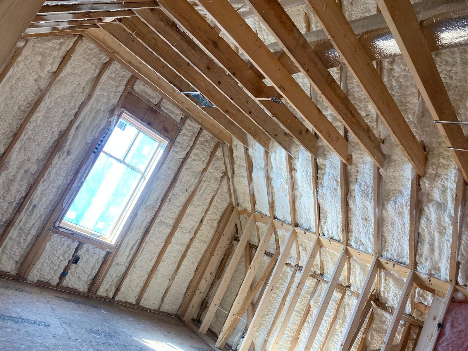 Attic spray foam insulation in Georgia