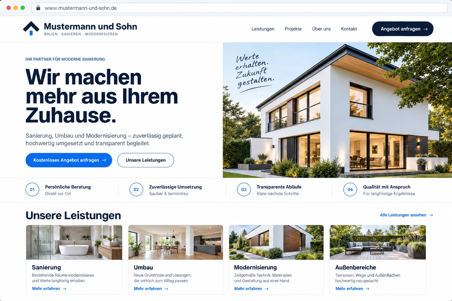 Nachher — moderner Website-Relaunch von XENIOS DESIGN