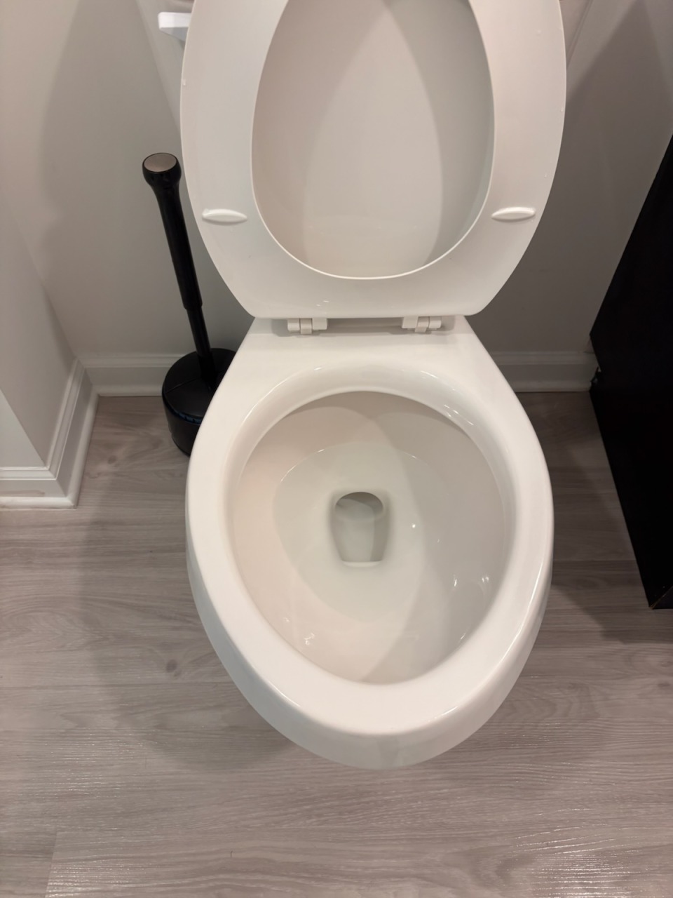 Spotless Disinfected Restroom Toilet