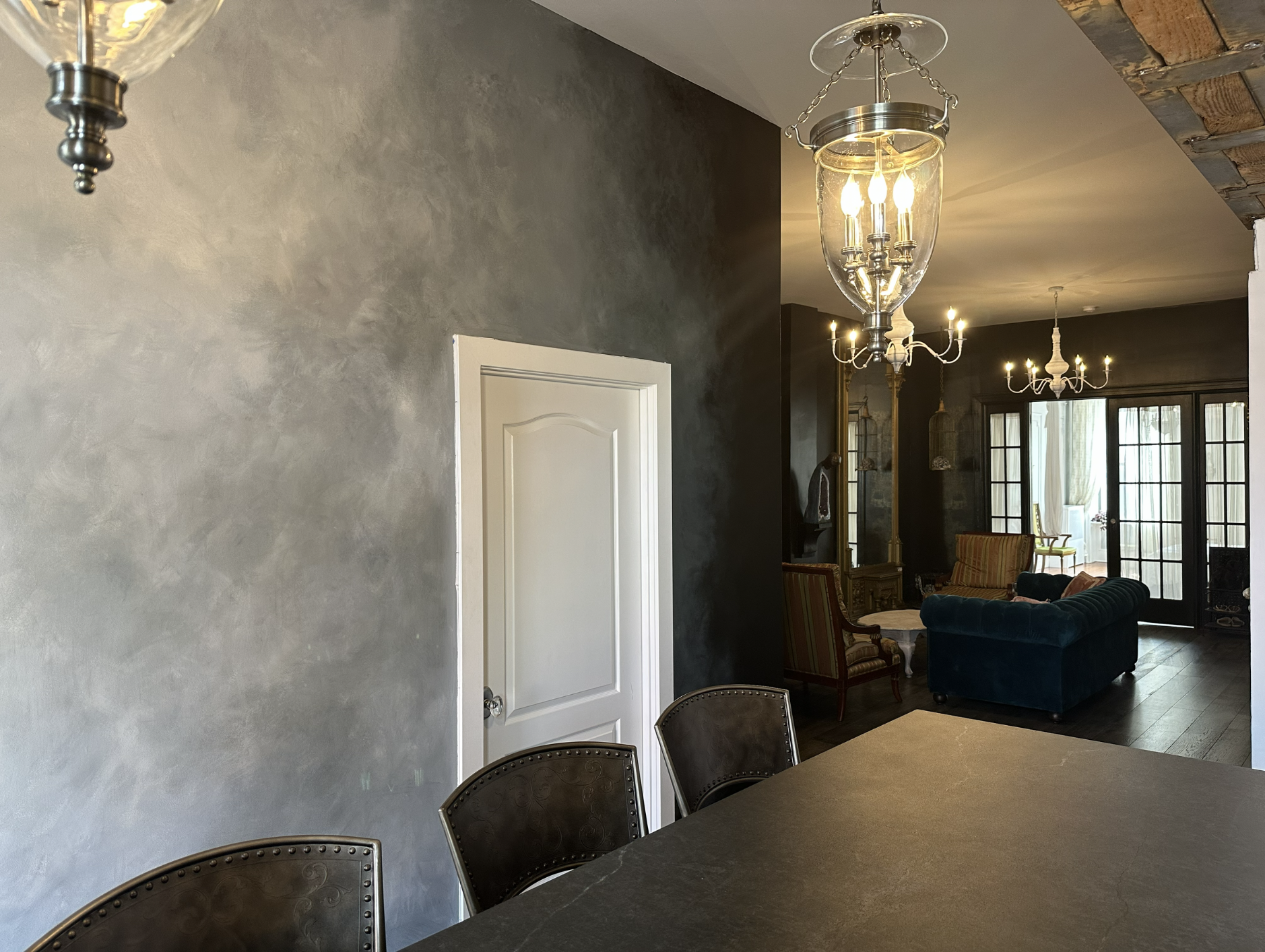 SMOKE — Contextual daytime view of the dining area and adjoining space