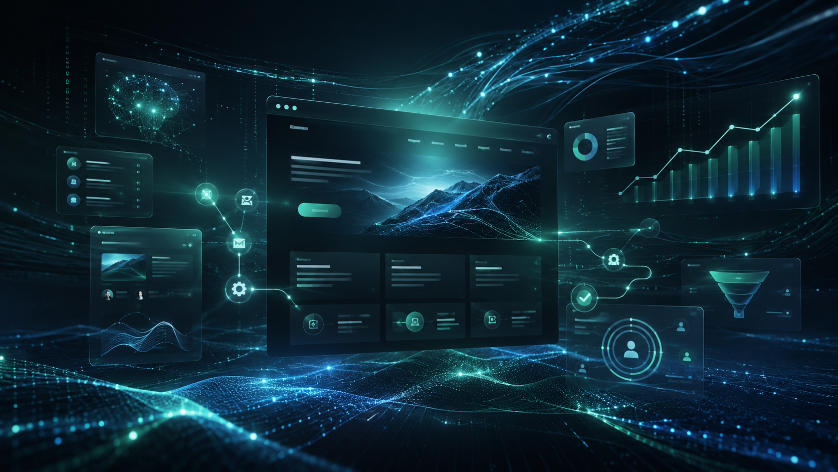 Smart website automation background