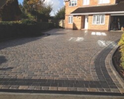 Imprinted concrete driveways installed across Wiltshire by Select Paving and Roofing Wiltshire