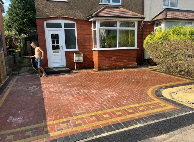 Natural stone and concrete paving materials