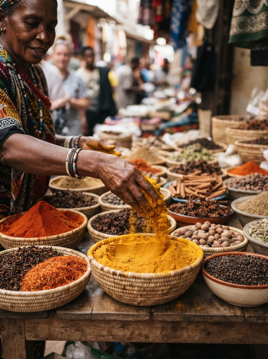 Mercato delle spezie di Zanzibar