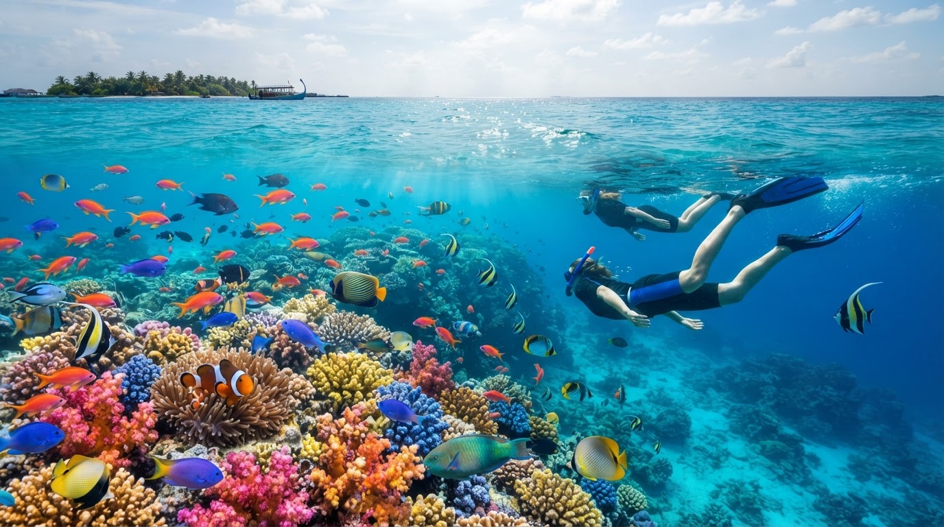 Snorkeling nella barriera