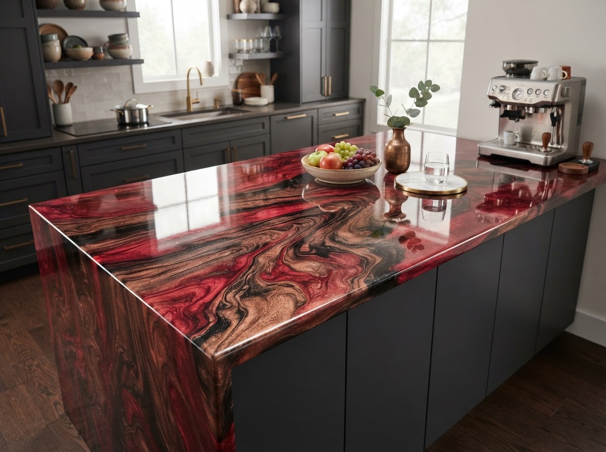 Metallic Countertops