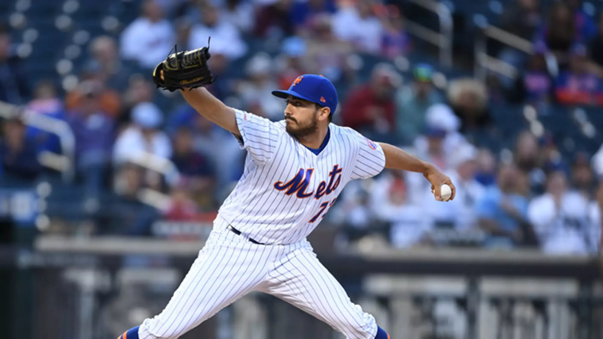 Daniel Zamora pitching for the New York Mets, former Major League Baseball pitcher and founder of Built Unseen