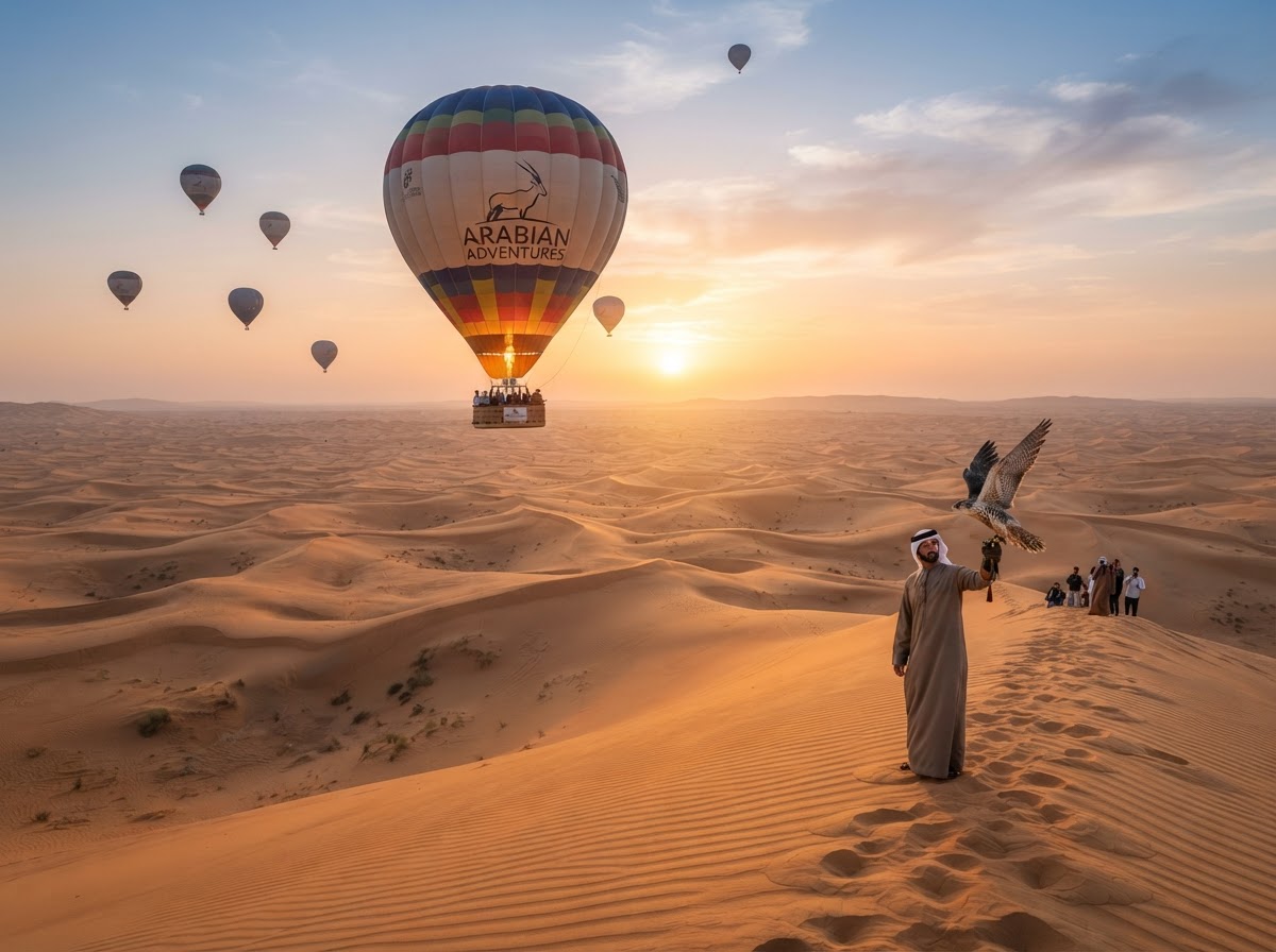 Desert Hot-Air Balloon