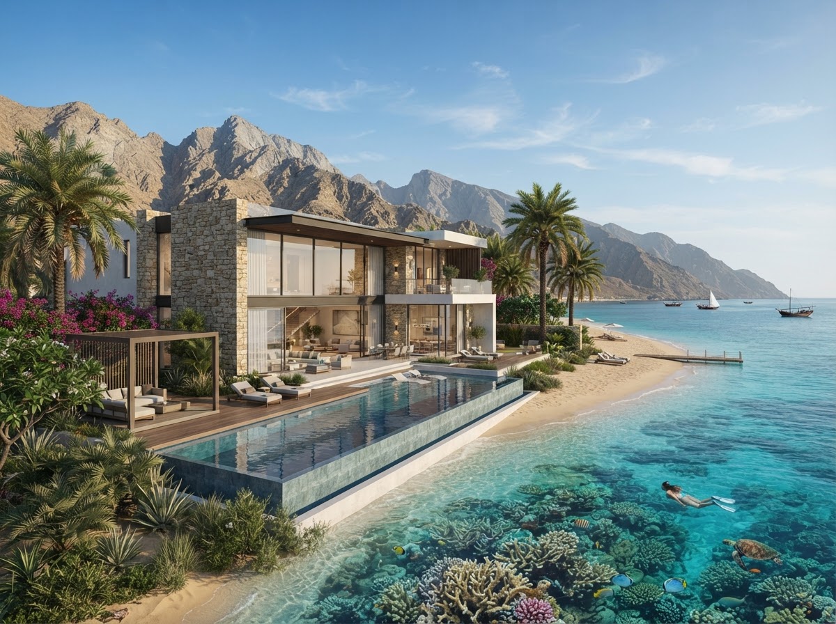 Al Aqah Beachfront Villa
