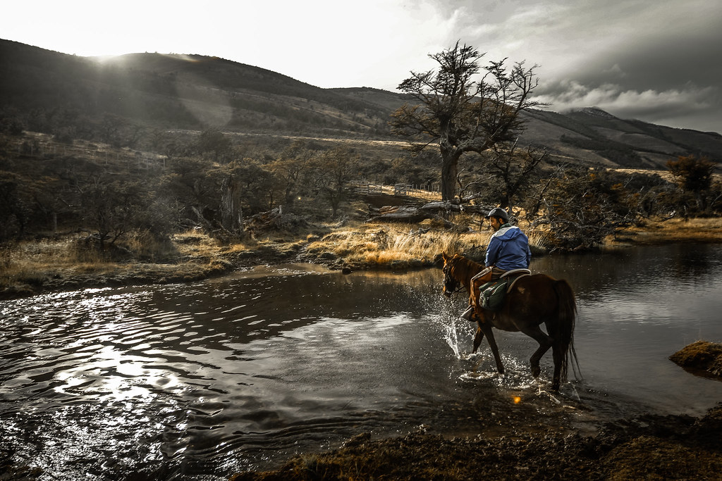 Patagonian rural life and landscape