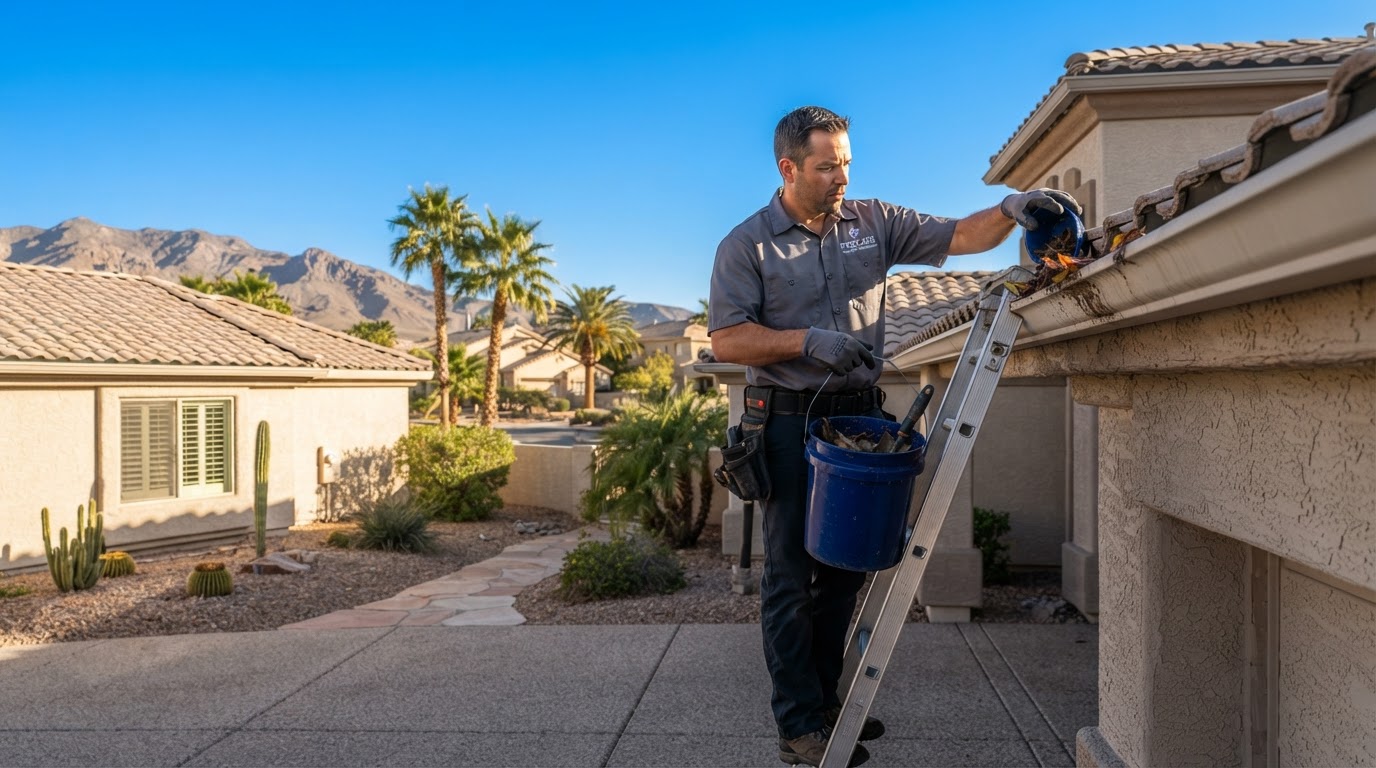 Property Maintenance & Cleaning Before/After in Las Vegas, Nevada | Desert Gold Home Services