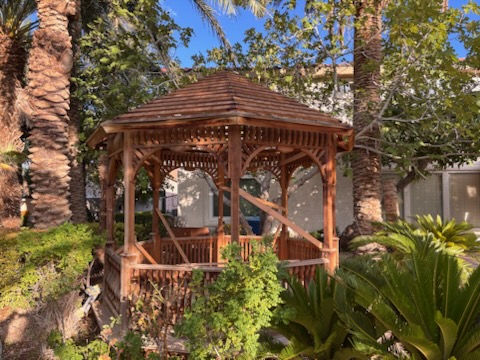 Outdoor Wooden Gazebo Assembly & Restoration in Las Vegas, Nevada | Desert Gold Home Services