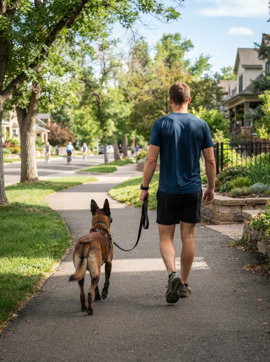 Board and train dog with trainer