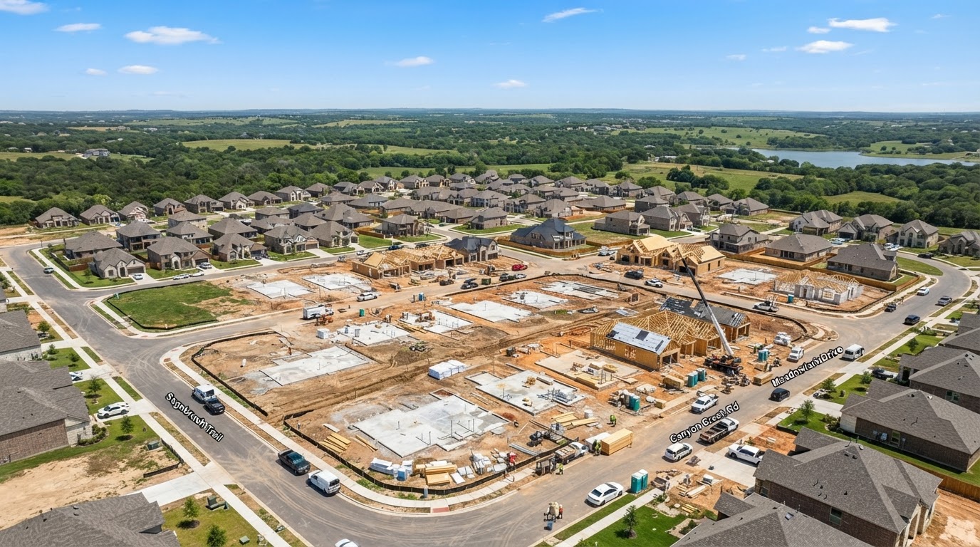 Aerial view — Development Site Documentation