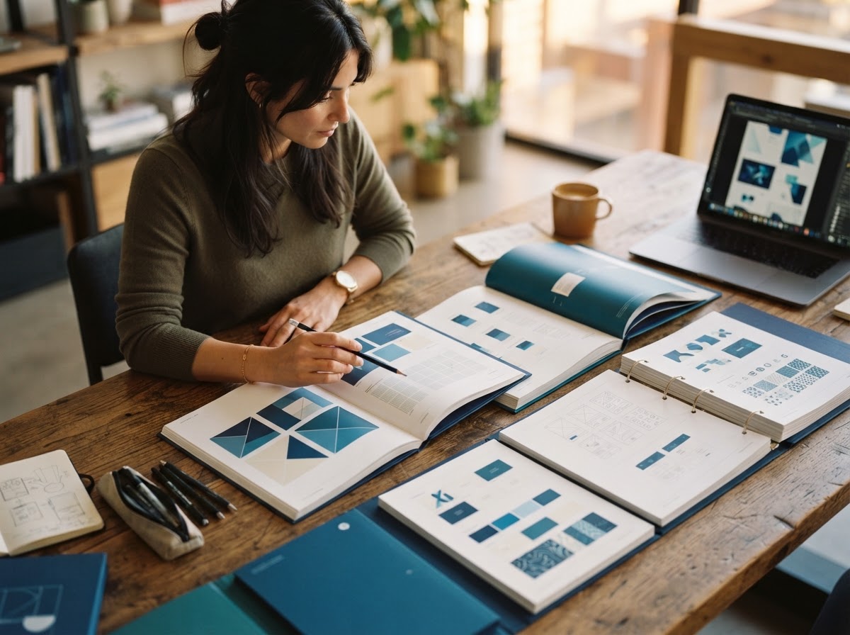 Brand guidelines, design standards and proprietary system documentation