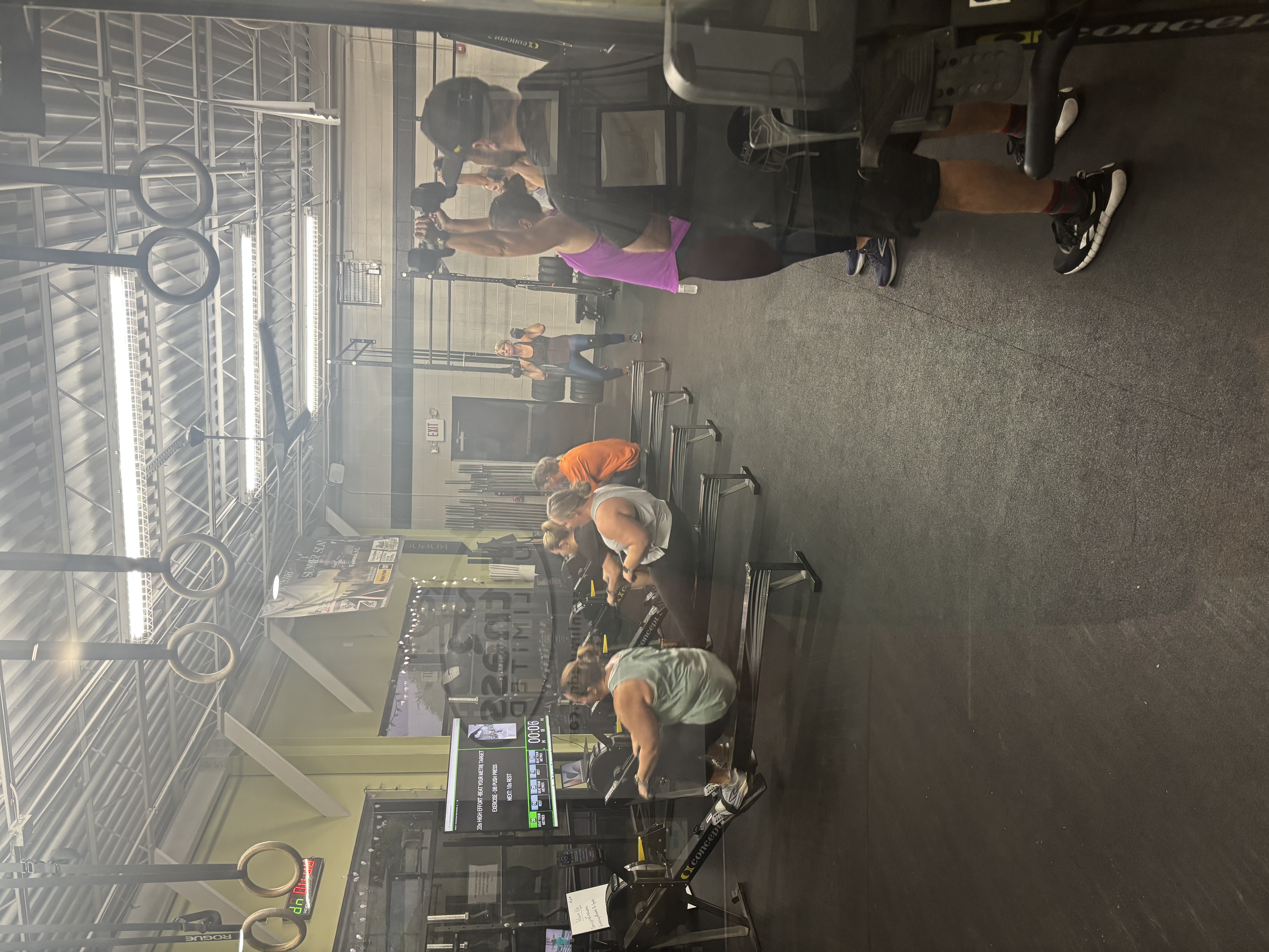 Community members working out together at the BOCO Strong fitness fundraiser