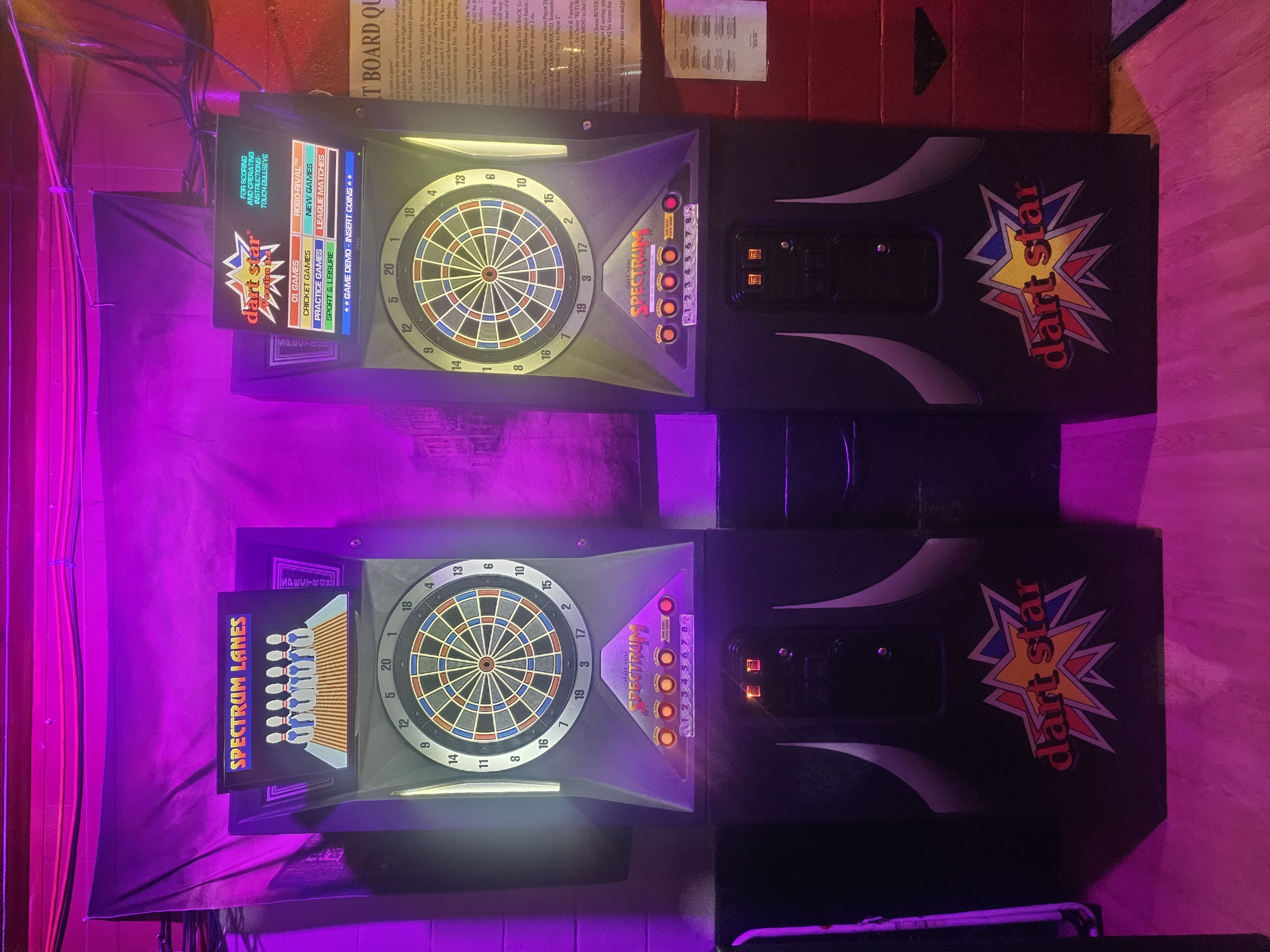 Wildhorse Bar & Grill Dart Star electronic dart machines