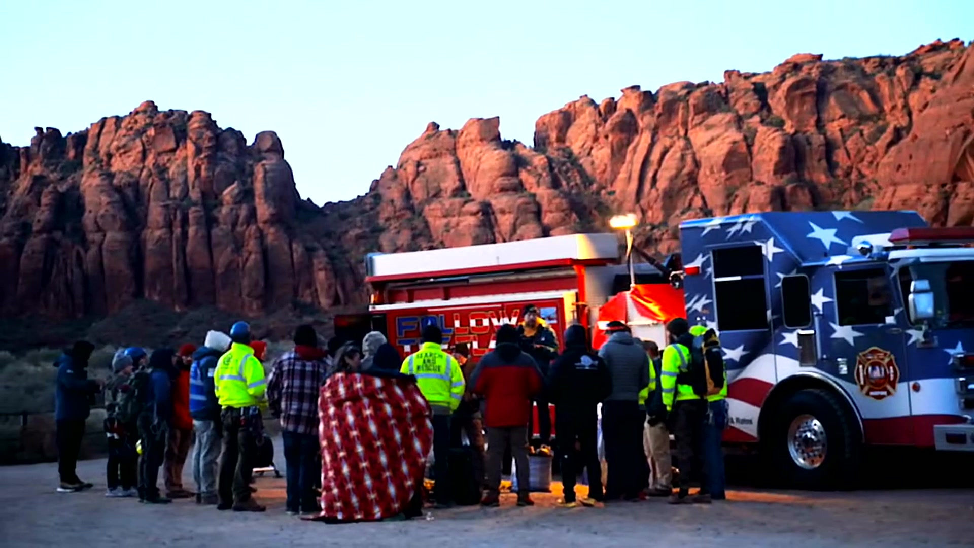 Snow Canyon Flag Deployment