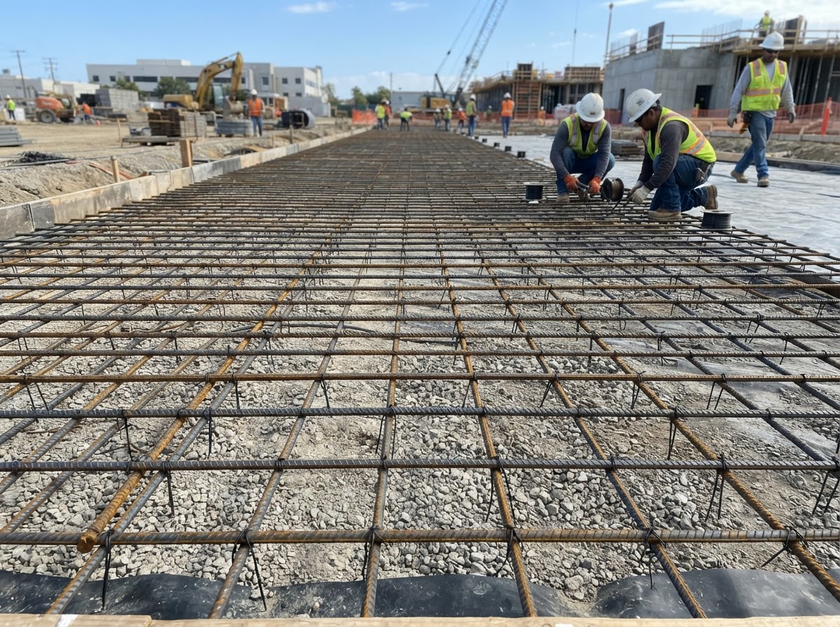 Rebar Reinforcement & Control Joints by Waldorf Concrete in Waldorf, MD