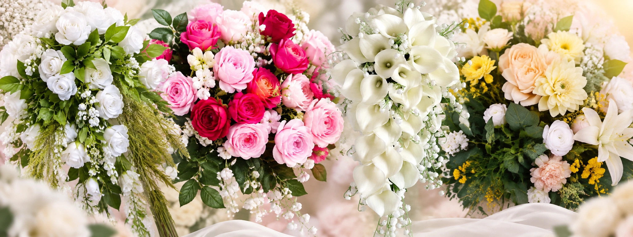 Luxury Wedding Flowers Background