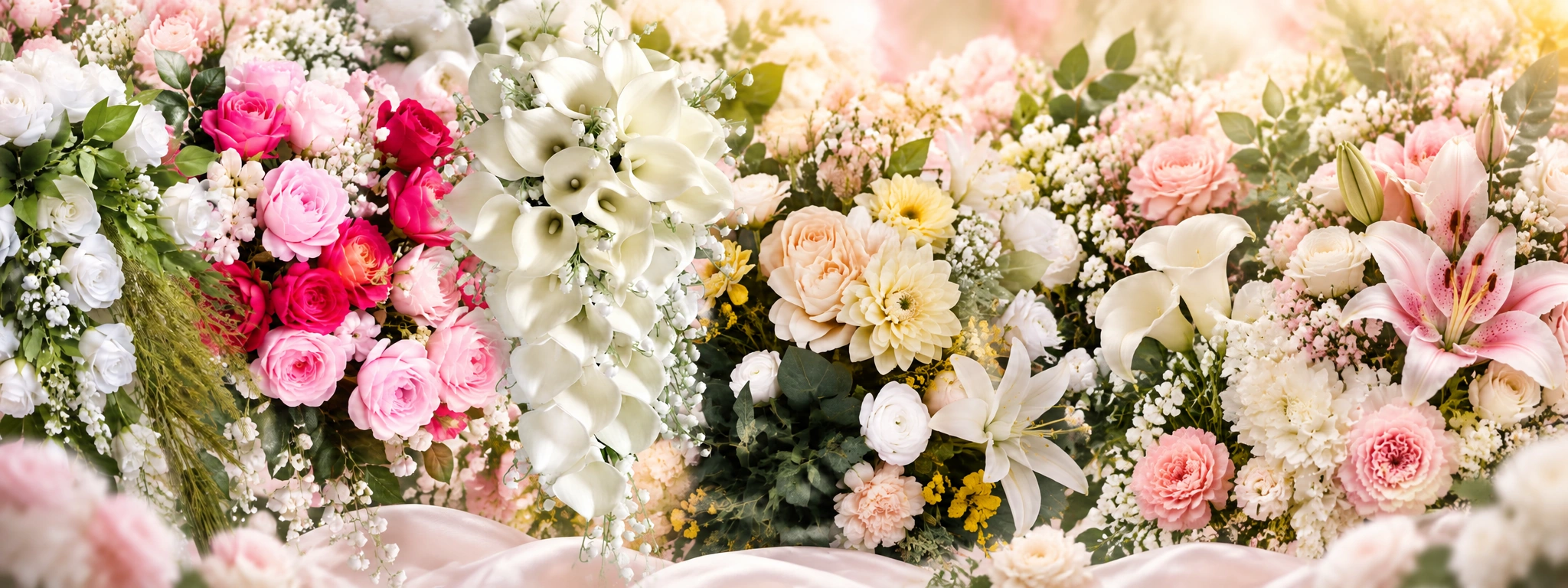 Wedding Flower Rentals Process Banner