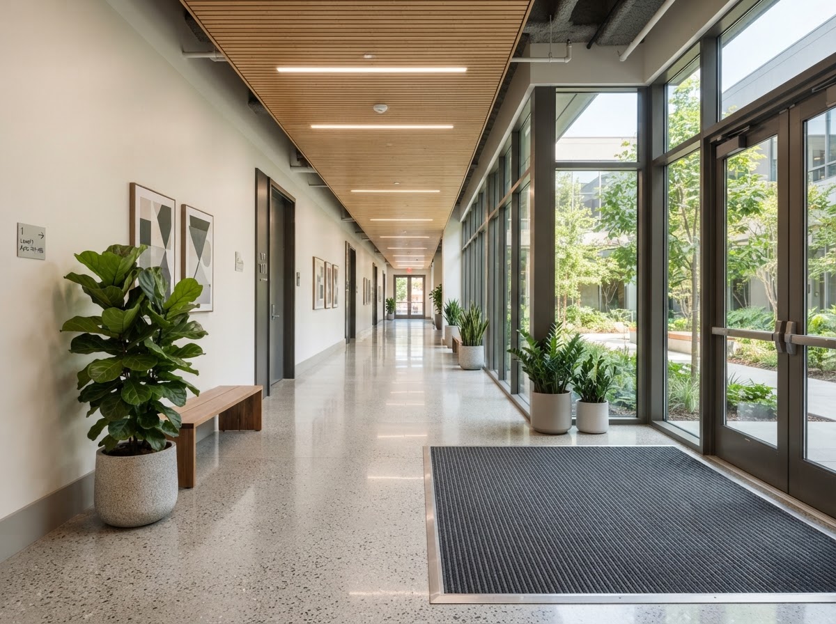 Well-maintained multifamily building