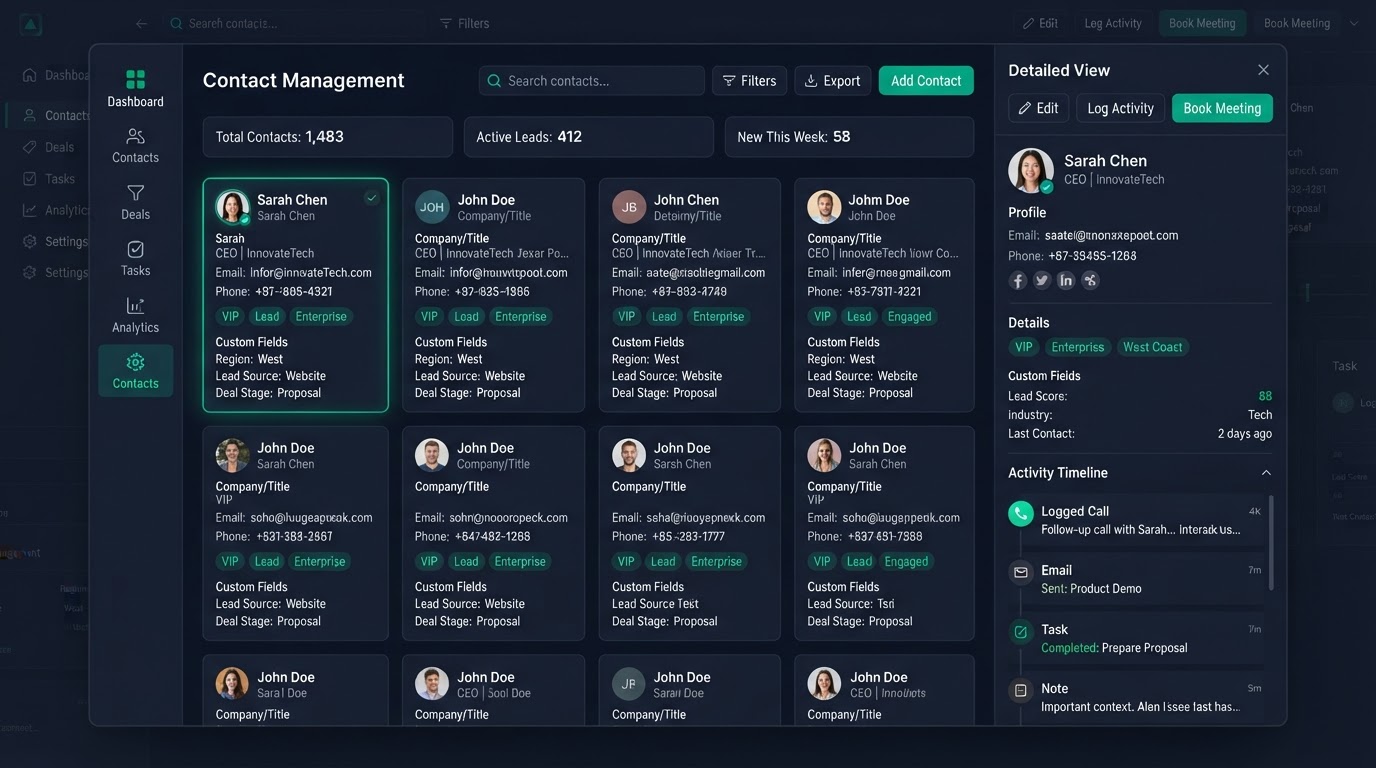 Reputation management dashboard showing review requests, ratings, and sentiment routing