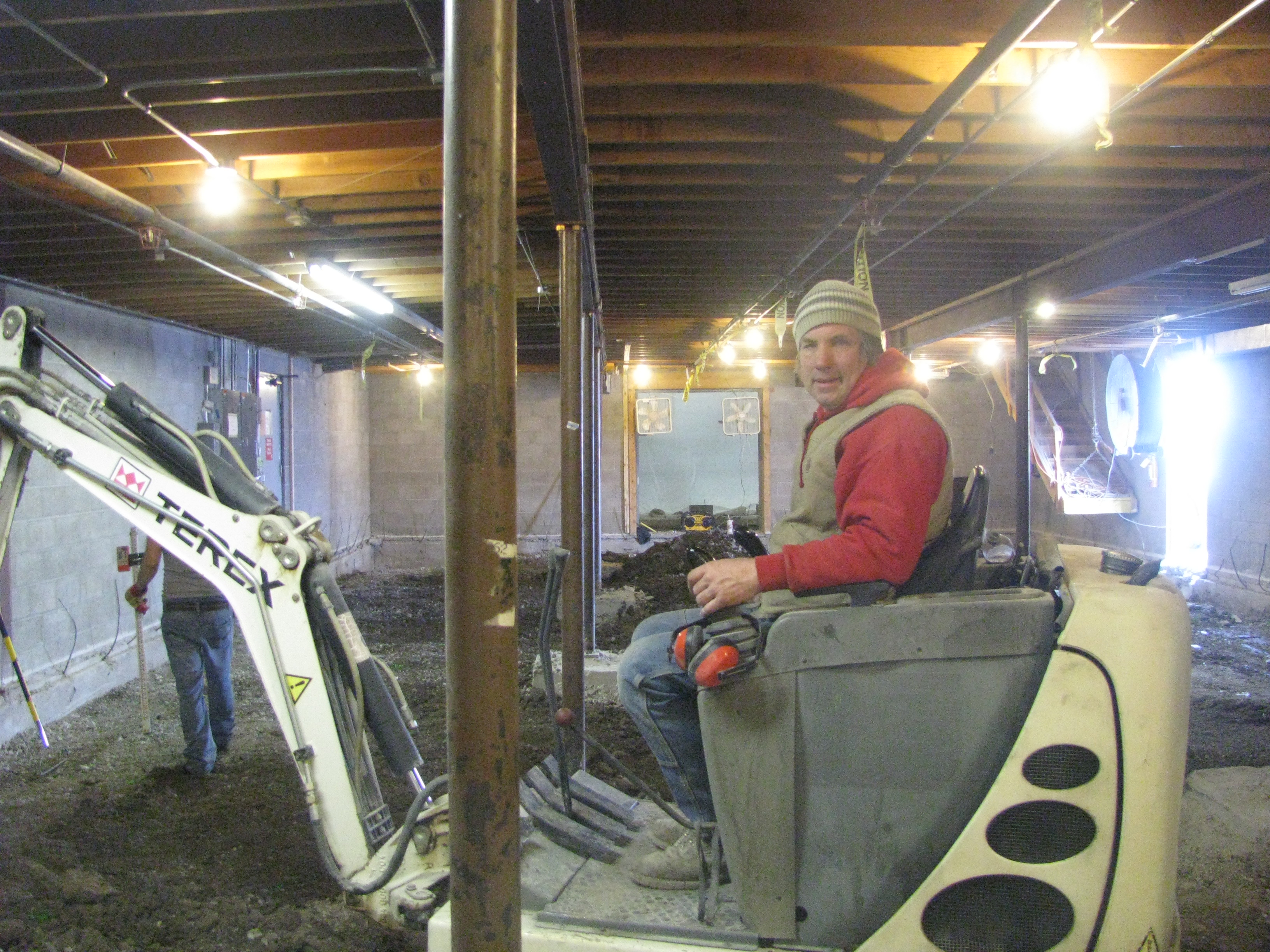 Tight-Access Foundation & Basement Excavation
