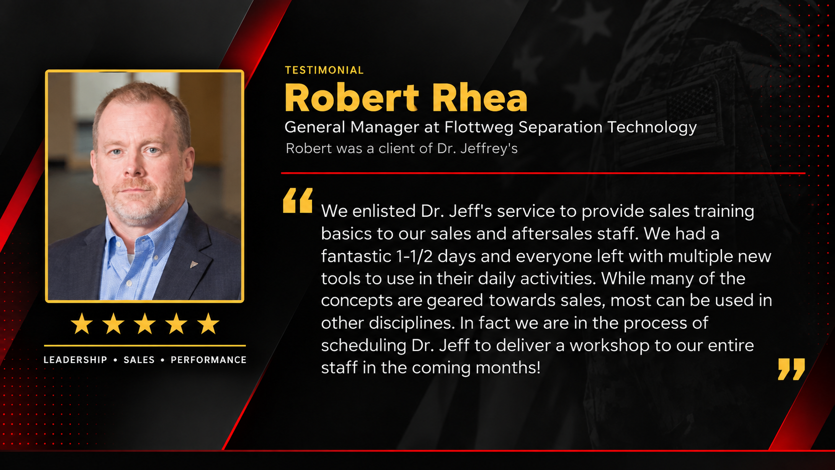 Robert Rhea - General Manager