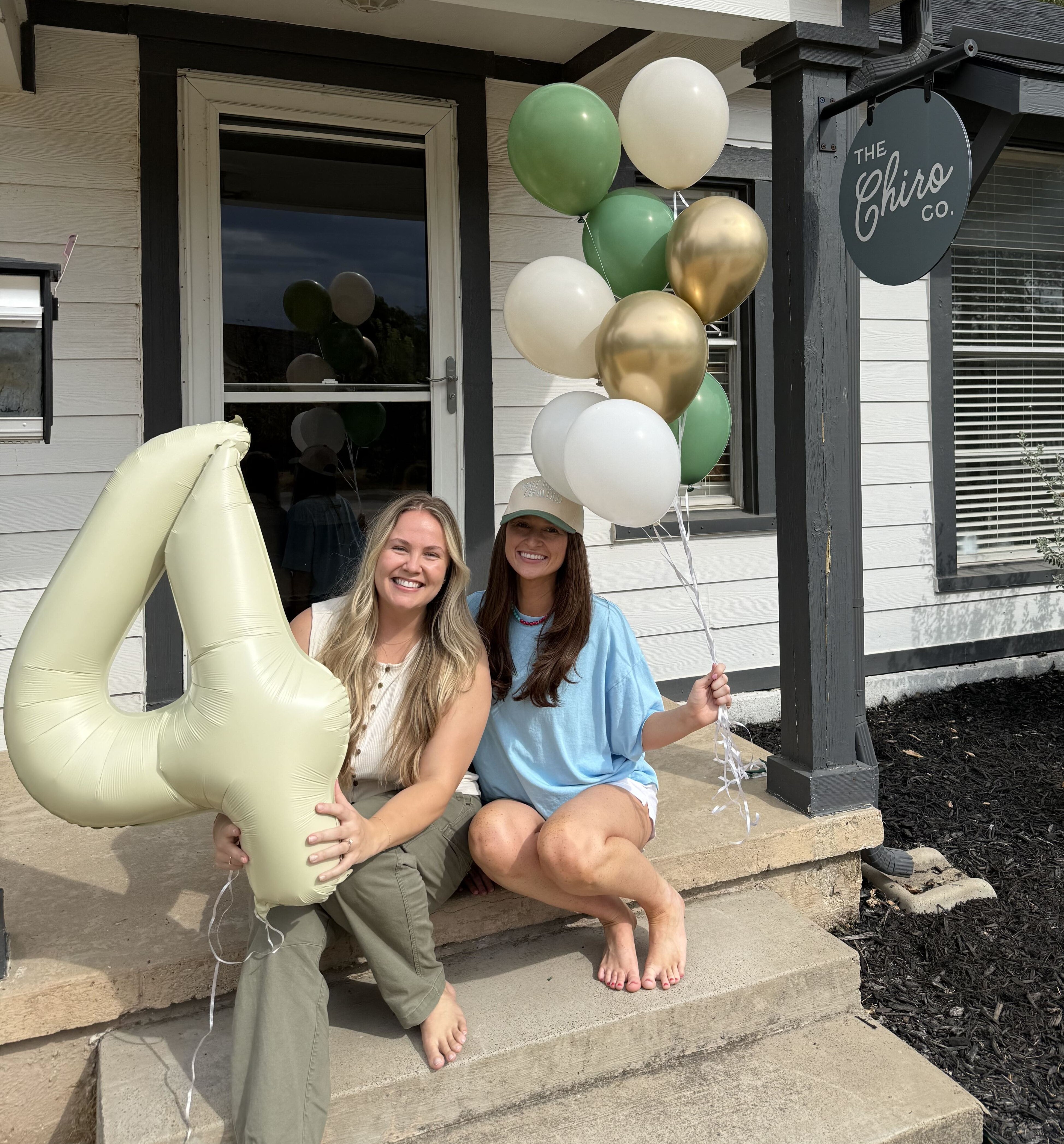 The Chiro Co. team celebrating four years in Grapevine, TX