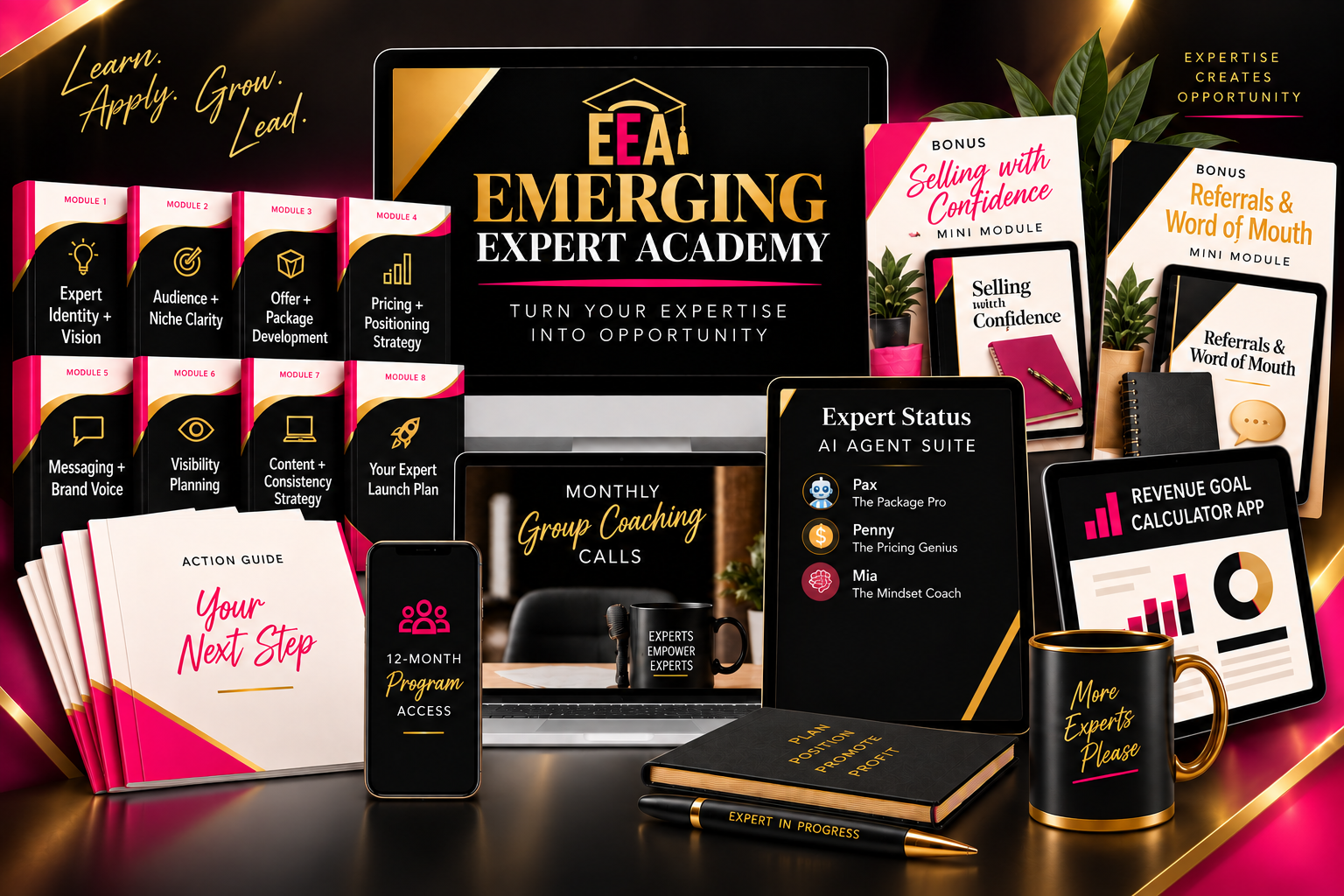 Emerging Expert Academy™ Complete Program & Resource Mockup