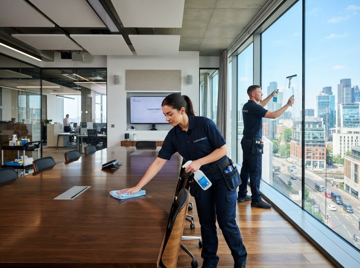 Commercial office cleaning