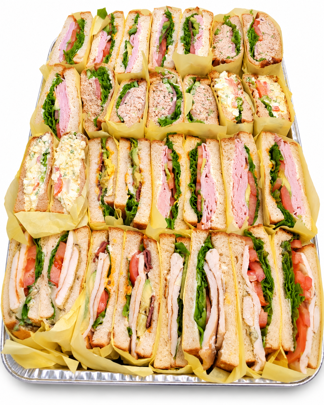 Example of Freddy's Deli Assorted Sandwich Tray