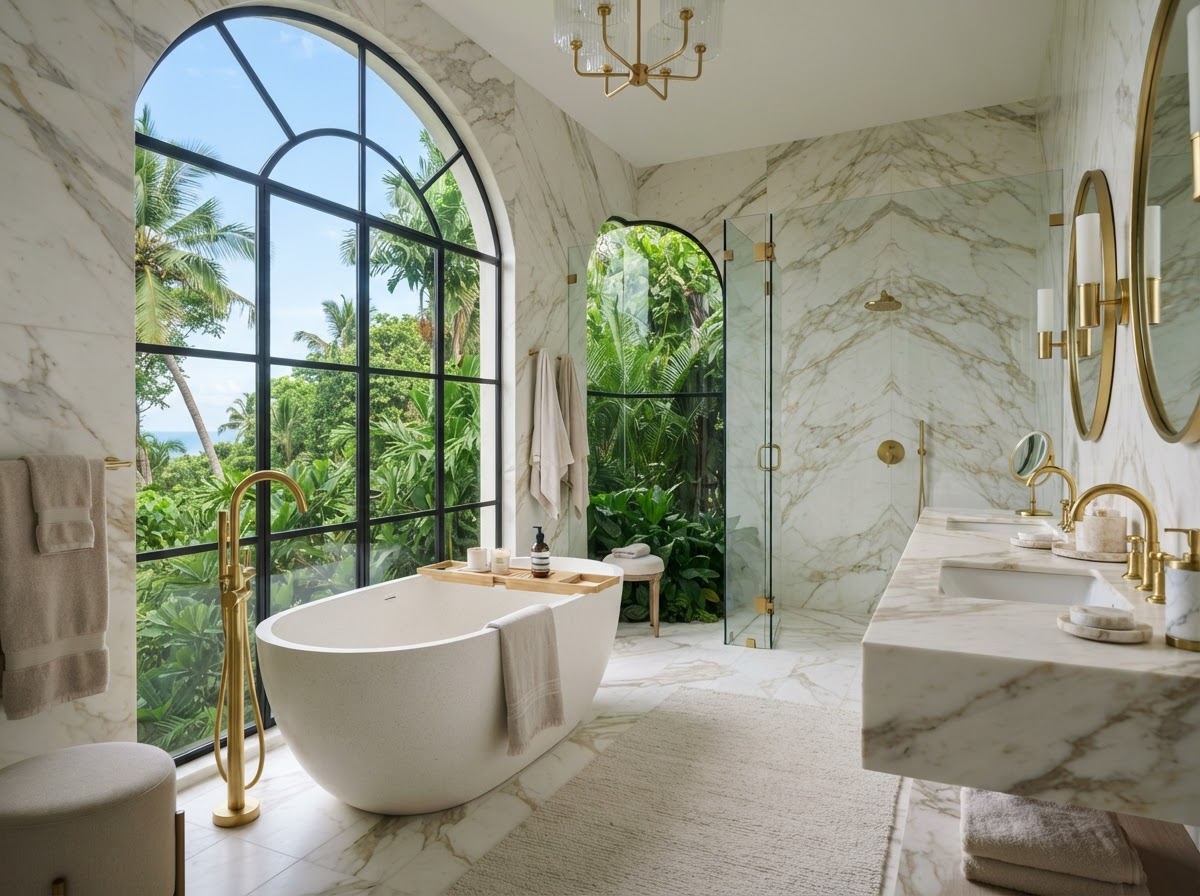 Primary Suite & Spa Bath