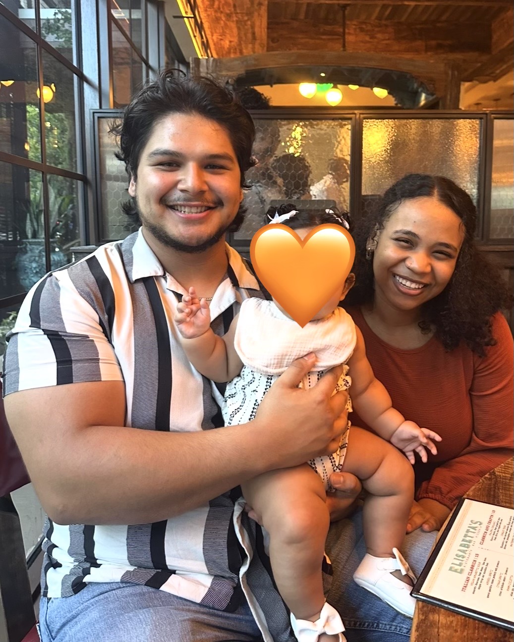 Gio, founder of JobSmith, with his family in Pahokee, FL
